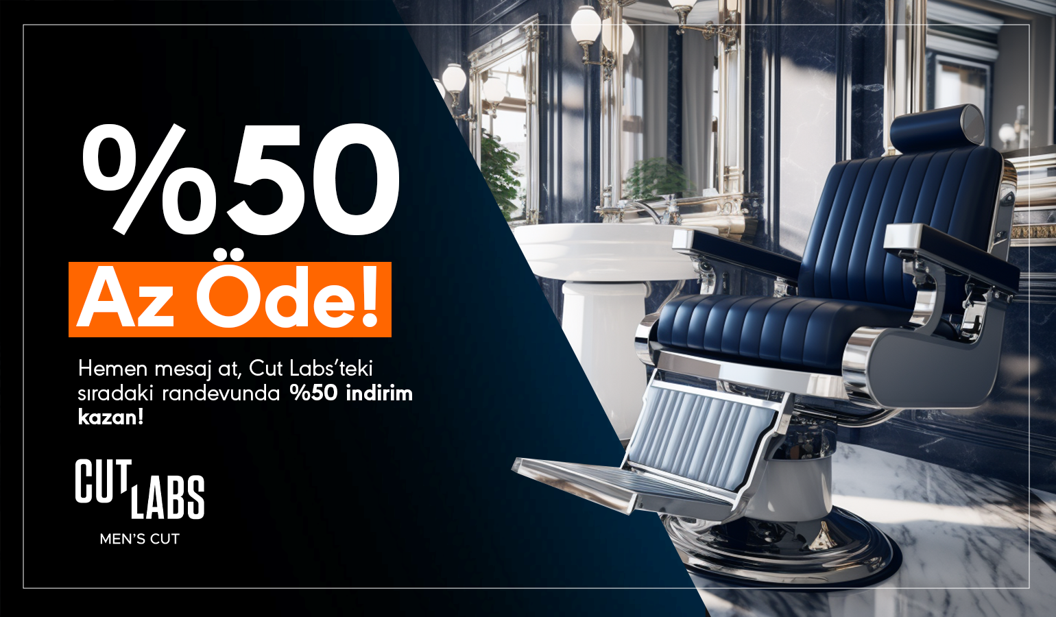 Cut Labs %50 İndirim Kampanya Görseli